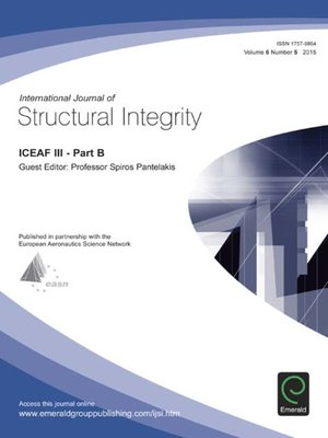 cover image of International Journal of Structural Integrity, Volume 6, Number 5
